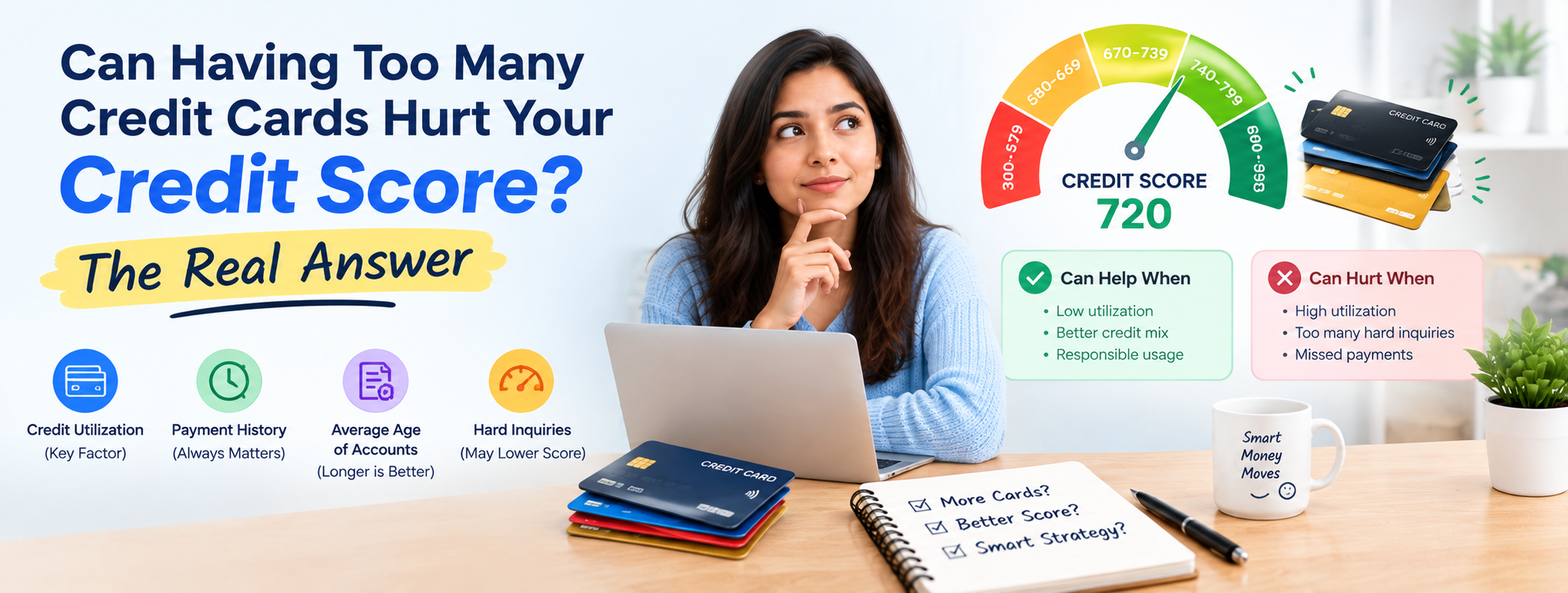 Can Having Too Many Credit Cards Hurt Your Credit Score? The Real Answer
